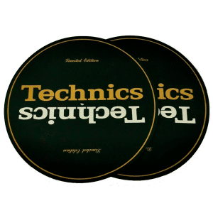 Technics-Slipmats---Limited-Edition---Gold-and-Cream-x-2